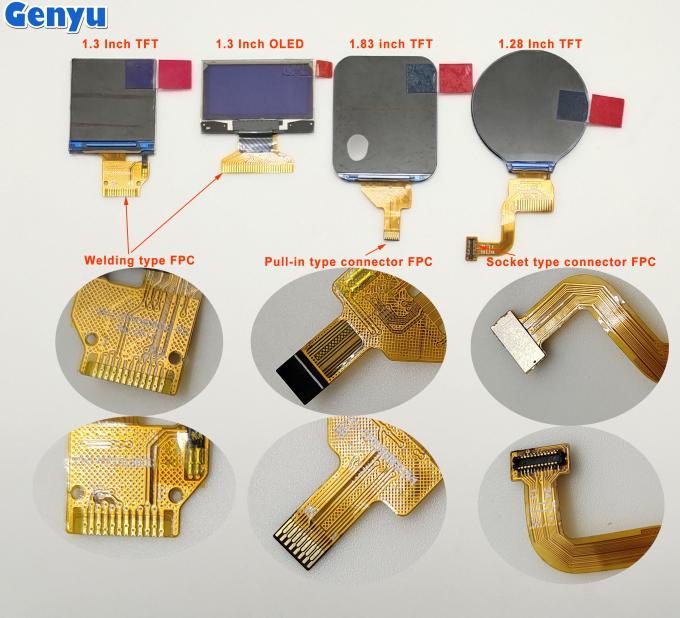 2.8インチ TFT LCD ディスプレイ 240x320 ピクセル ST7789 ドライバー 14PIN FPC SPI インターフェース 1