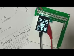 VA液晶ディスプレイ 白色グラフィック 黒色パネル 長ストライプ 4.5V 9PIN