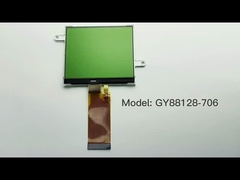 グリーンバックライト COG LCDディスプレイ 反射型STNセグメント + グラフィック 24ピンFPC