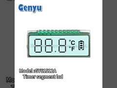 TNセグメント カスタムLCDスクリーン 2色 LEDバックライト 温度銃