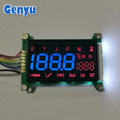 良い価格 ブルーセグメント VA LCD モジュール 黒 5V LCD ディスプレイ 白色バックライト オンライン