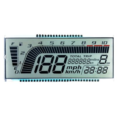 良い価格 HTN Custom E-bike LCD Display Monochrome 46 Pin Transflective 7 Segment LCD Screen with 6 O'clock Viewing Angle オンライン