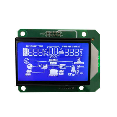 良い価格 Control/Drive IC comptaible VA HTN Blue Green Backlight COB Segment LCD Module for Customized UPS Inverter Display Panel オンライン