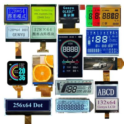 良い価格 Oem Odm Monochrome 128x64 Graphic Cog Custom HTN STN Fstn Segment black Va Segment OLED IPS Color TFT Touch LCD Display Lcd オンライン