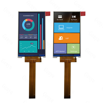Genyu 3.97 インチ 480x800 解像度 IPS TFT LCD ディスプレイ MIPI インターフェースと GC9503 ドライブ IC