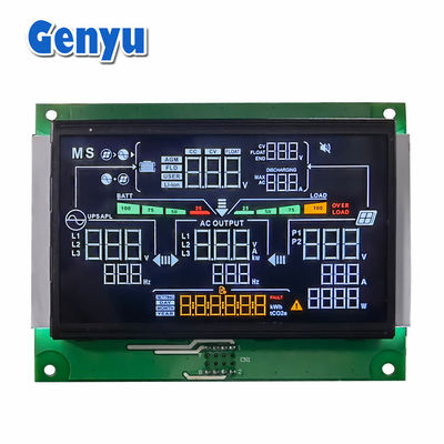 良い価格 カスタムセグメントLCDディスプレイ4.3インチVA 黒画面 白色バックライト5.0V オンライン