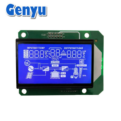 良い価格 セグメント ネガティブ HTN LCD ディスプレイ 青色 LCM モジュール 白色バックライト 太陽光インバーター オンライン