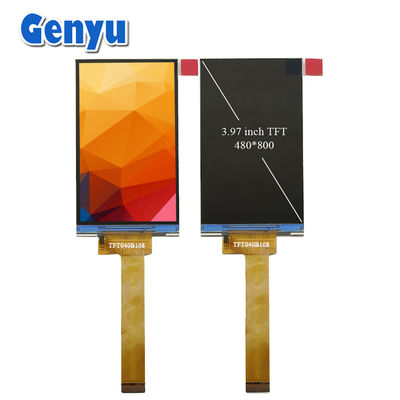 3.97インチ TFT LCD パネル IPS 480x800 解像度 WVGA MIPI 24ピン FPC 0.5mm ピッチ