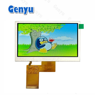 良い価格 4.3インチ TFT LCD ディスプレイ 480x272 解像度 RGB 40PIN FPC 普通 白 オンライン