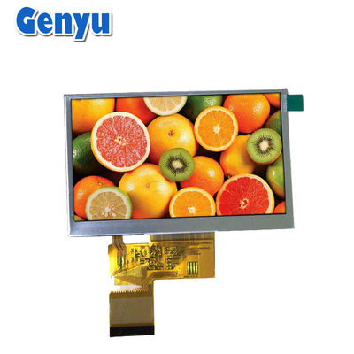 TN 4.3 インチ TFT LCD パネル 6 時 480x272 点 ST7282 40PIN RGB インターフェース