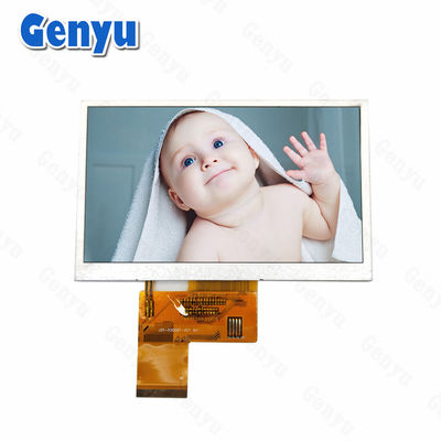 良い価格 5インチ TFT LCD ディスプレイ TN 伝送 800x480 解像度 40PIN 平行 RGB 24 ビット オンライン