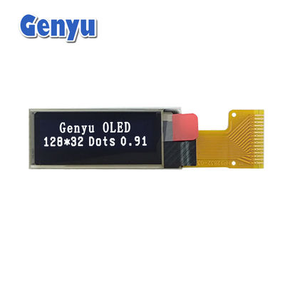 良い価格 0.91インチ OLEDディスプレイ 128x32 解像度 白 15ピン FPC SPI インターフェース オンライン