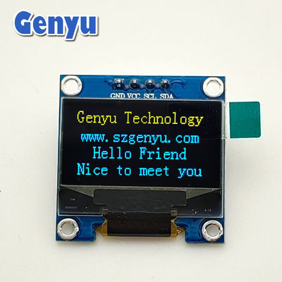SSD1306 0.96' OLEDディスプレイモジュール Y&B 128x64 ドット 4PIN I2C インターフェース