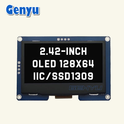 良い価格 モノクロム2.42インチ OLEDディスプレイ 128x64解像度 SSD1309 I2Cインターフェース オンライン