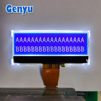 2.18インチ COGグラフィックLCDディスプレイ 128x64点 STNブルー 10PIN SPIインターフェース