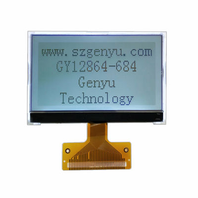 良い価格 2.72インチ 128x64 LCD COG ディスプレイ グラフィック FSTN スクリーン ポジティブ ホワイト バックライト 36PIN FPC オンライン