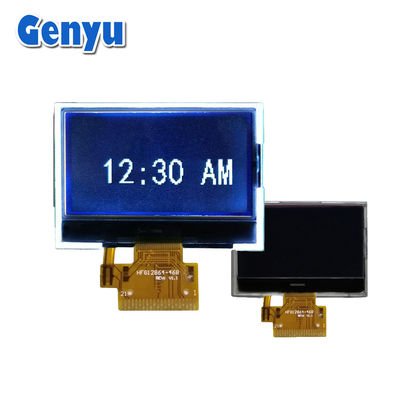 1.7 インチ 128 * 64 LCD ディスプレイ FFSTN ネガティブ 1.8V 21PIN パラレルインターフェース
