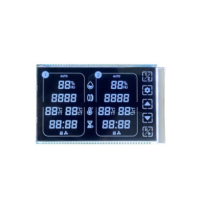 良い価格 パーソナライズされたサイズ 3.3V VA タッチ LCD スクリーンセグメントディスプレイ 白数字 78PIN オンライン