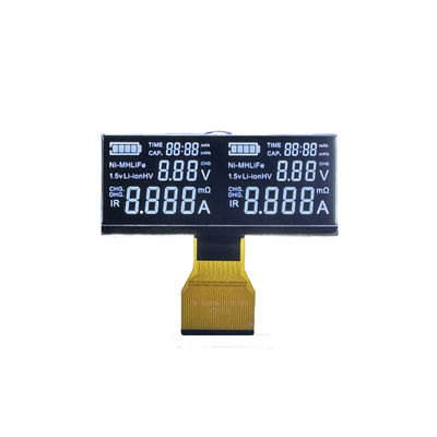 良い価格 VA LCD ディスプレイ 白色セグメント 黒色背景 5V FPC コネクト オンライン