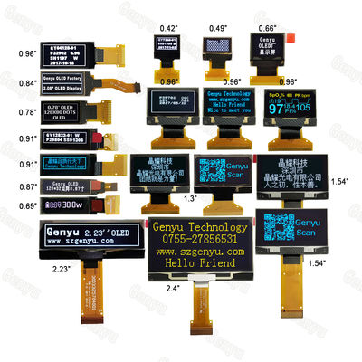 良い価格 128X64 OLED Customized Fpc Spi i2c Micro Monochrome 0.91 0.96 Oled Display Small Lcd Screen Module Panel Mini 128X32 0.96 オンライン