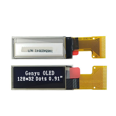 良い価格 0.91 Inch 128x32 White Blue OLED Panel 15 Pin 0.91 OLED Display SSD1306 SPI I2C OLED Screen 128*32 Inch 128*32 OLED 128*32 オンライン