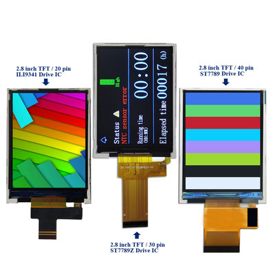 良い価格 2.8 Inch TFT IPS LCD Display Device Meter Screen FPC Solder or Connector for FPC Connection オンライン